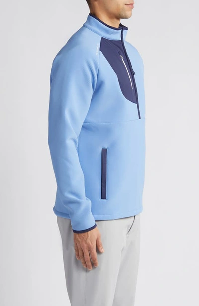 Shop Peter Millar Galeforce Water Resistant Half Zip Jacket In Bonnet