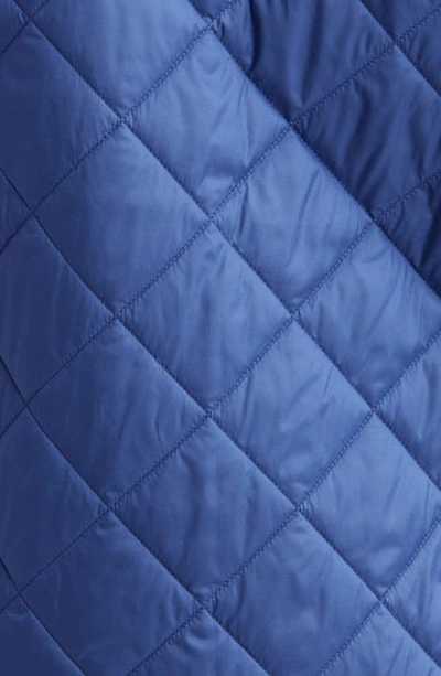 Shop Peter Millar Bedford Water Resistant Quilted Vest In Atlantic Blue