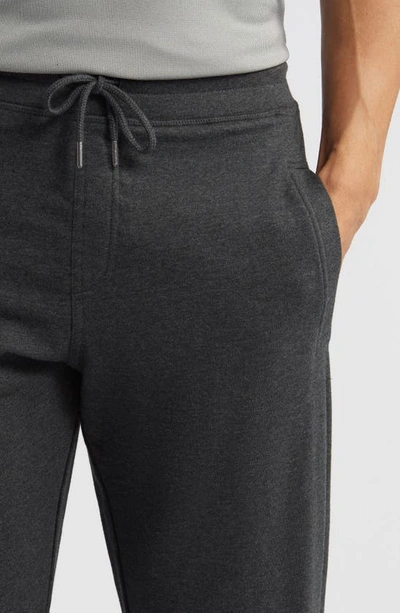 Shop Peter Millar Lava Wash Joggers In Charcoal