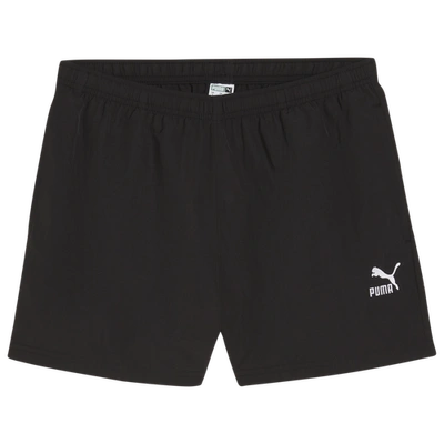 Shop Puma Womens  Classics A-line Shorts In Black