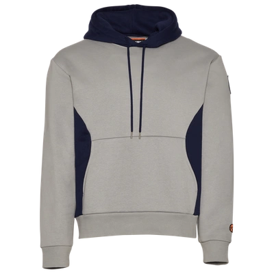 Shop All City By Just Don Mens  Flow State Pullover Hoodie In Gray/blue