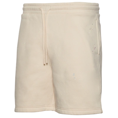 Shop Lckr Mens  Stock Fleece Shorts In White