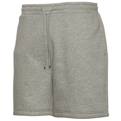 Shop Lckr Mens  Stock Fleece Shorts In Gray