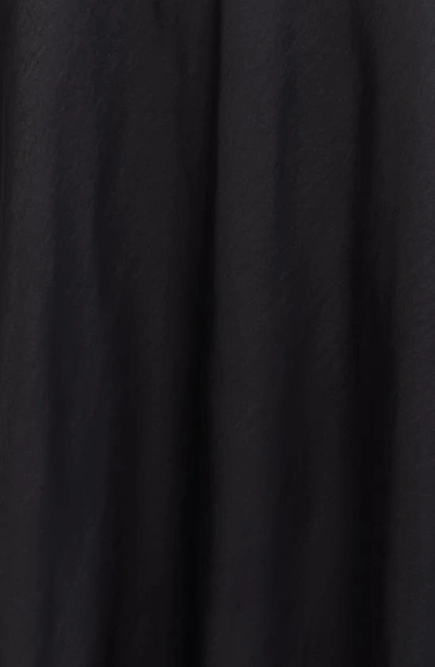 Kobi Halperin Dominique Satin Maxi Skirt In Black
