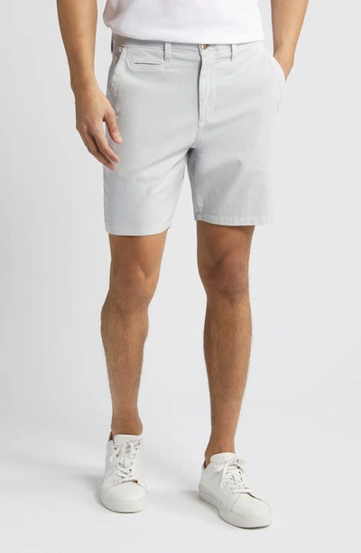 Shop Johnnie-o Nassau Chino Shorts In Chrome
