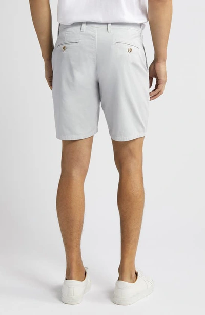 Shop Johnnie-o Nassau Chino Shorts In Chrome