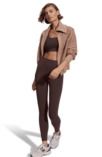 Varley Womens Coffee Bean Freesoft High-rise Stretch-woven Leggings In Coffee Bean