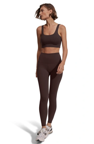 Varley Womens Coffee Bean Freesoft High-rise Stretch-woven Leggings In Coffee Bean