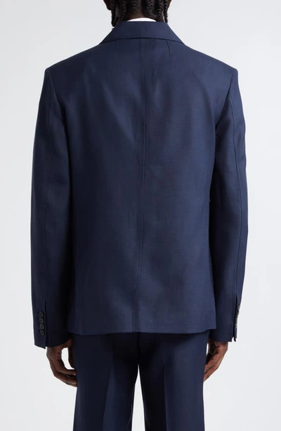 Jacquemus Single-breasted Blazer In Dark Navy