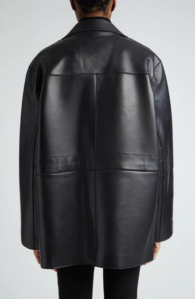 Shop Stand Studio Rumi Lambskin Leather Jacket In Black