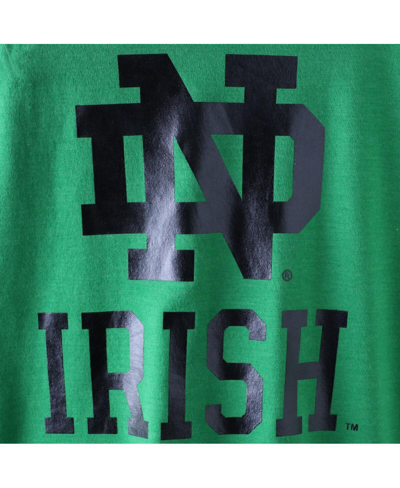 Shop Colosseum Women's  Green Notre Dame Fighting Irish Trey Dolman Long Sleeve T-shirt