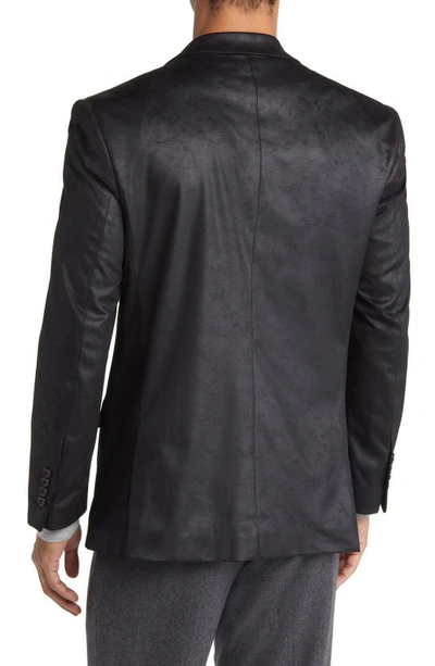 Daniel Hechter Norris Faux Suede Blazer In Black