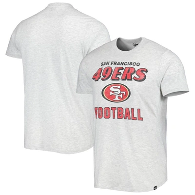 Shop 47 ' Heathered Gray San Francisco 49ers Dozer Franklin Lightweight T-shirt