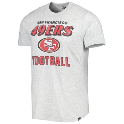 Shop 47 ' Heathered Gray San Francisco 49ers Dozer Franklin Lightweight T-shirt