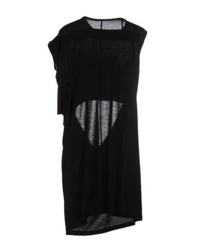 Rick Owens Short Dress In Black | ModeSens
