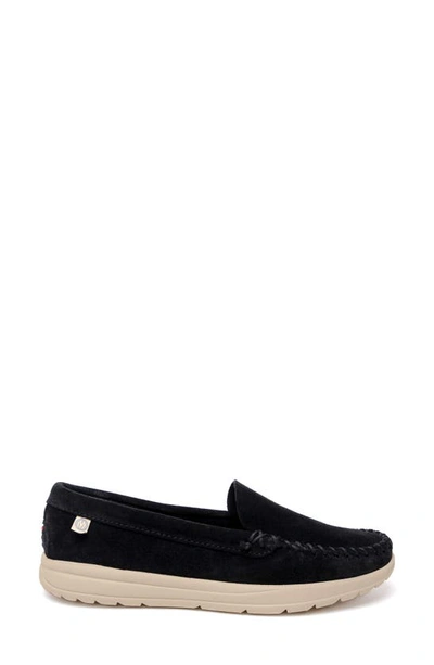 Shop Minnetonka Discover Classic Slip-on Sneaker In Black