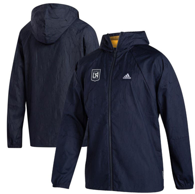 Shop Adidas Originals Adidas Navy Lafc Primeblue Full-zip Jacket
