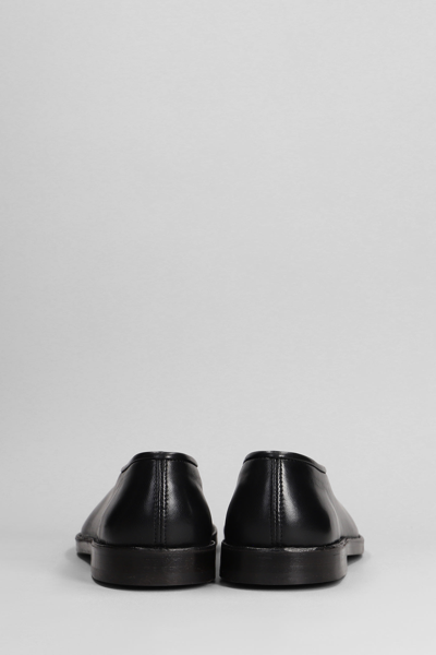 Shop Lemaire Loafers In Black Leather
