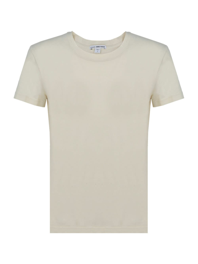 Shop James Perse Vintage T-shirt In Marshmallow
