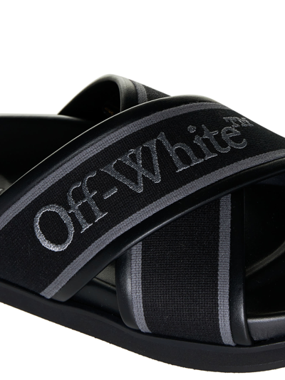 Shop Off-white Flat Shoes In Black Black