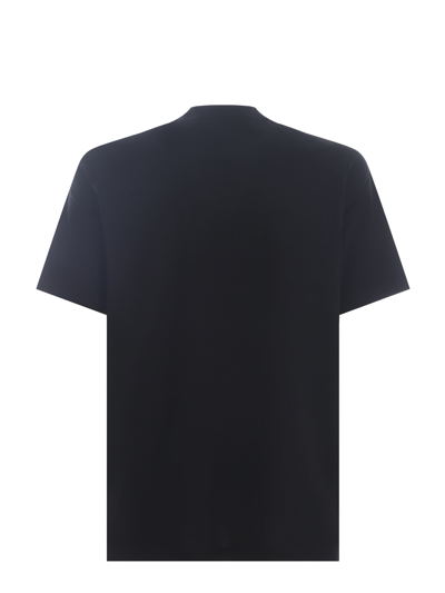 Shop Y-3 T-shirt  Graphic Made Of Cotton In Nero
