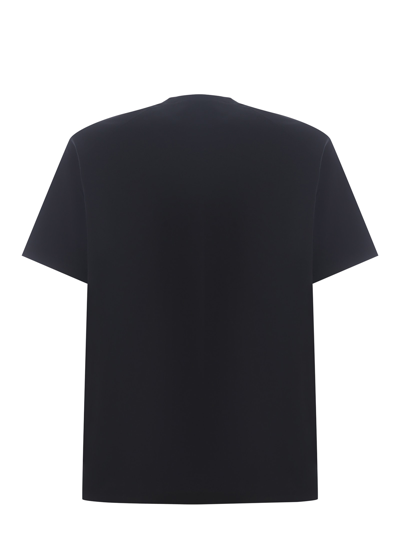Shop Y-3 T-shirt  Graphic Made Of Cotton Jersey In Nero