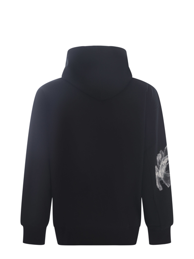 Shop Y-3 Sweatshirt  Graphic Made Of Cotton In Nero