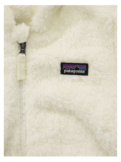 Shop Patagonia Baby Furry Friends - Hooded Sweatshirt In White