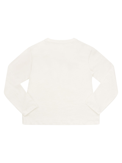 Shop Il Gufo Jersey Sweater With Dancer In White