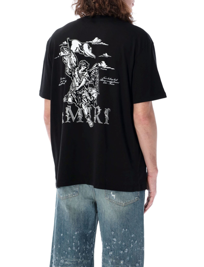 Shop Amiri Angel T-shirt In Black