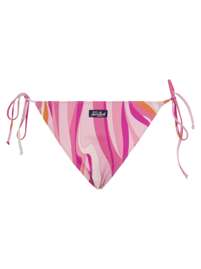 Mc2 Saint Barth Fancy Swim Briefs With Ties In Pink