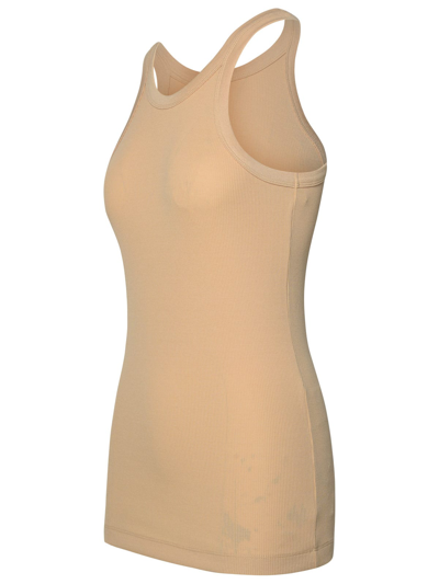 Shop Sportmax Nastie Tank Top In Silk Blend Nude