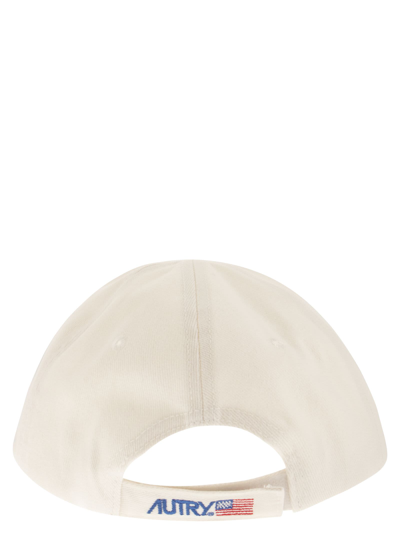 Shop Autry Iconic Hat With Logo In White