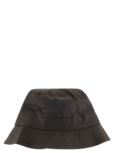 Shop Barbour Belsay Waxed Cap In Olive