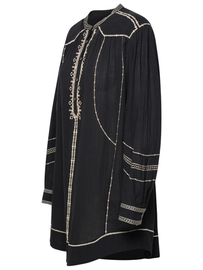 Shop Marant Etoile Pradel Black Cotton Dress