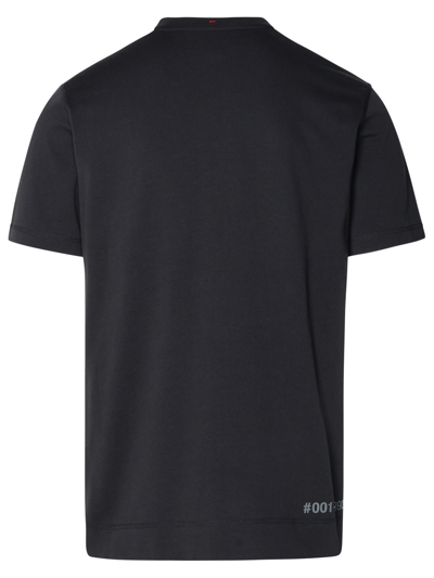 Shop Moncler Navy Cotton T-shirt