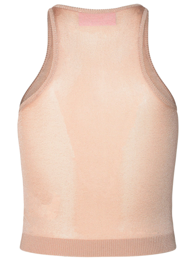 Shop Chiara Ferragni Pink Viscose Blend Tank Top