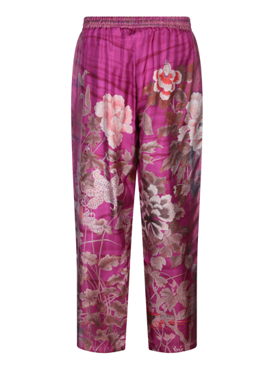 Shop Pierre-louis Mascia Aloe Fuxia Trousers In Pink