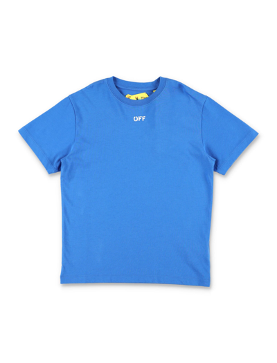 Shop Off-white Off Stamp T-shirt In Blue