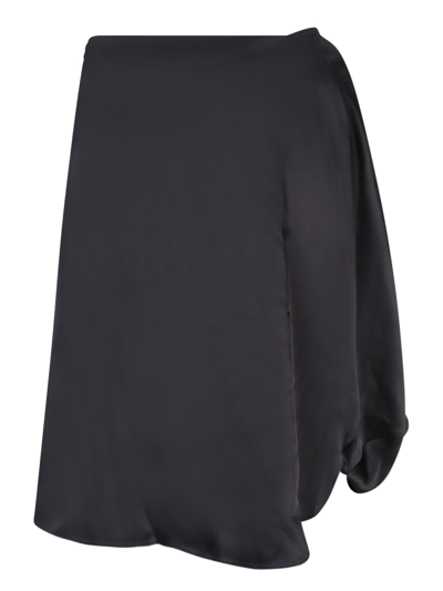 Jw Anderson J.w. Anderson Drapared Black Skit In Black