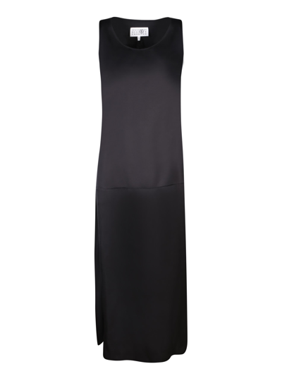 Shop Mm6 Maison Margiela Long Black Dress
