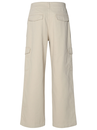 Shop Acne Studios Beige Cotton Blend Cargo Pants In Avorio