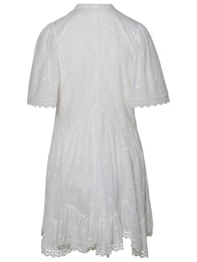 Shop Marant Etoile Slayae White Cotton Dress