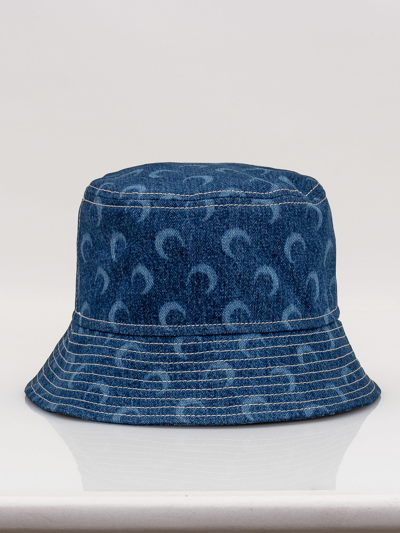 Shop Marine Serre Bucket Hat In Blue Laser Wash