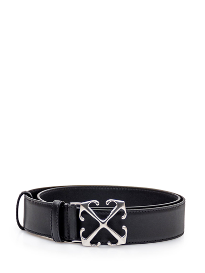 Shop Off-white Arrow Belt In Black