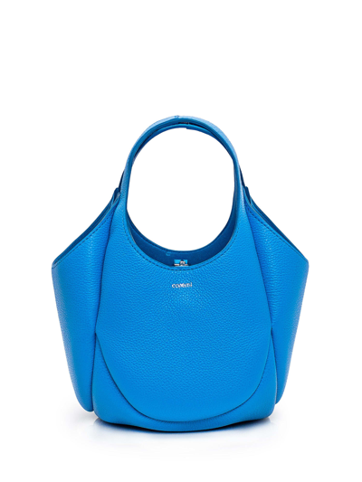 Shop Coperni Mini Bucket Swipe Bag In Blue