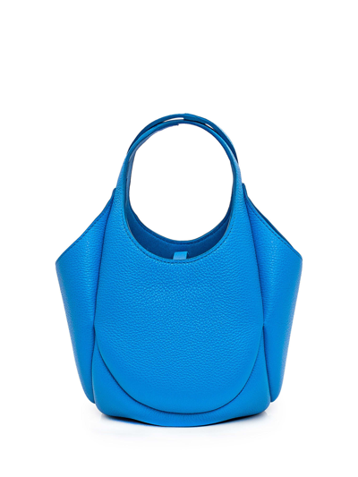 Shop Coperni Mini Bucket Swipe Bag In Blue