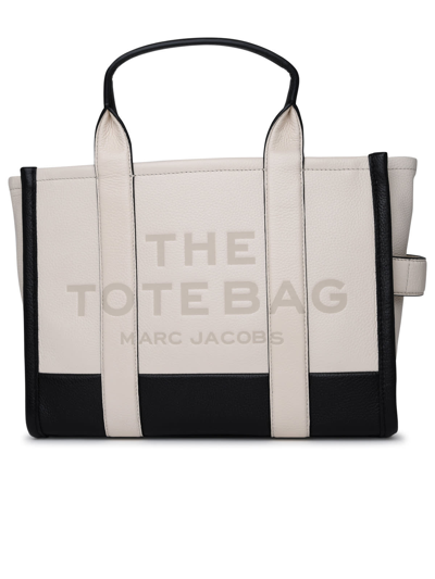 Shop Marc Jacobs Medium Ivory Tote Bag In Avorio
