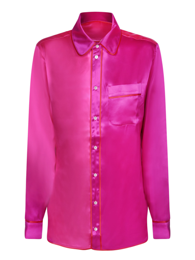 Shop Pierre-louis Mascia Adana Fuxia Shirt In Pink