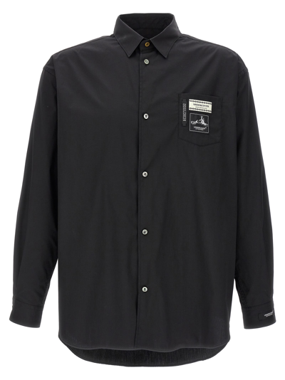 Shop Undercover Chaos And Balance Shirt In Black